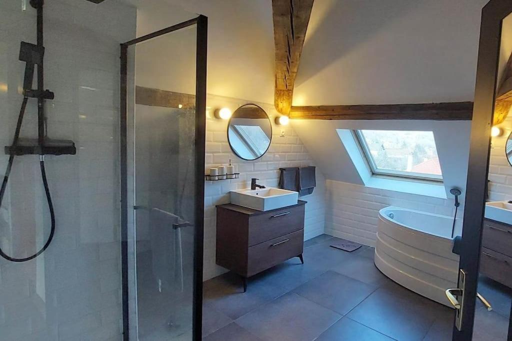 *New*Les Amandines Le Loft* Wifi Apartment Allevard Ngoại thất bức ảnh